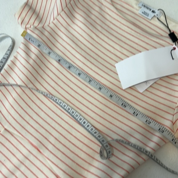 Lacoste Short Sleeve Stripe Cotton Dress Open Back Preppy NWT Sz 0 - Picture 8 of 14